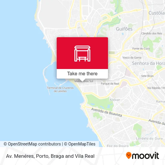 Av. Menéres map
