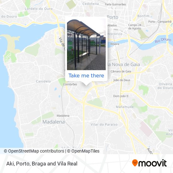 How to get to Media Markt in Vila Nova De Gaia by Bus, Metro or Train?