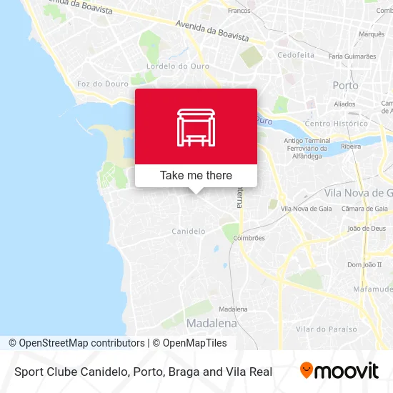 Sport Clube Canidelo map