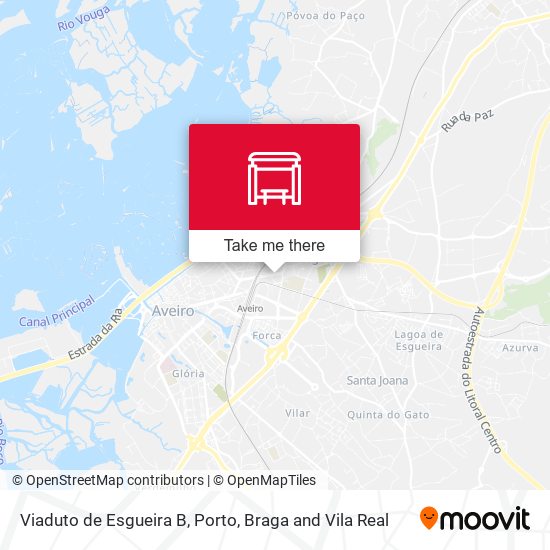 Viaduto de Esgueira B map