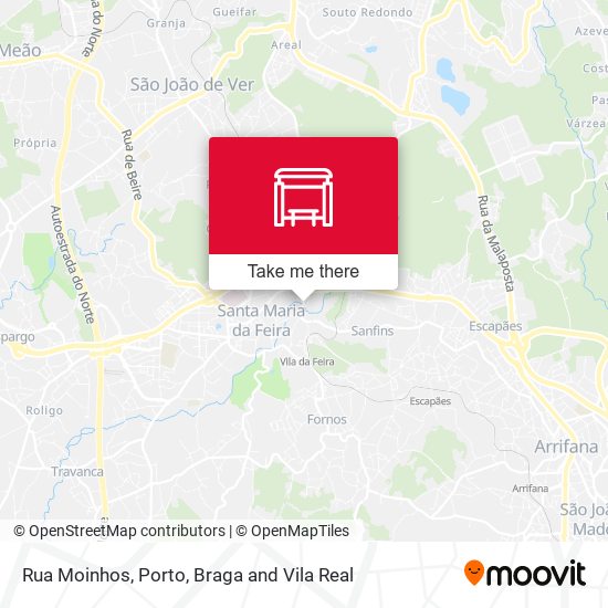 Rua Moinhos map