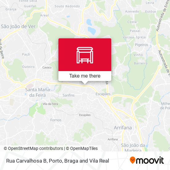 Rua Carvalhosa B mapa