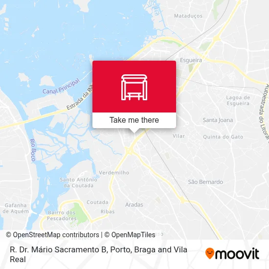 R. Dr. Mário Sacramento B map