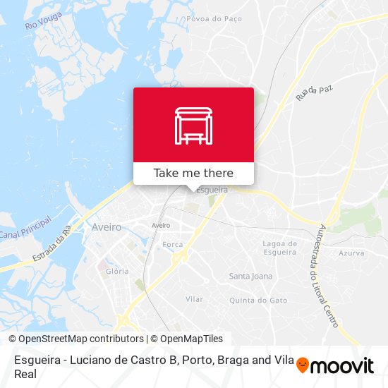 Esgueira - Luciano de Castro B mapa