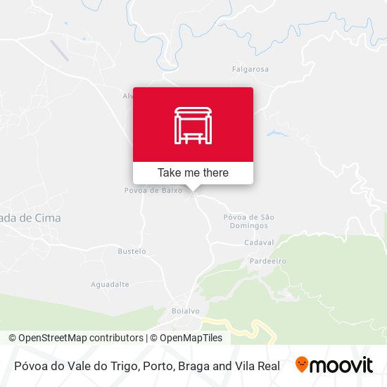 Póvoa do Vale do Trigo map