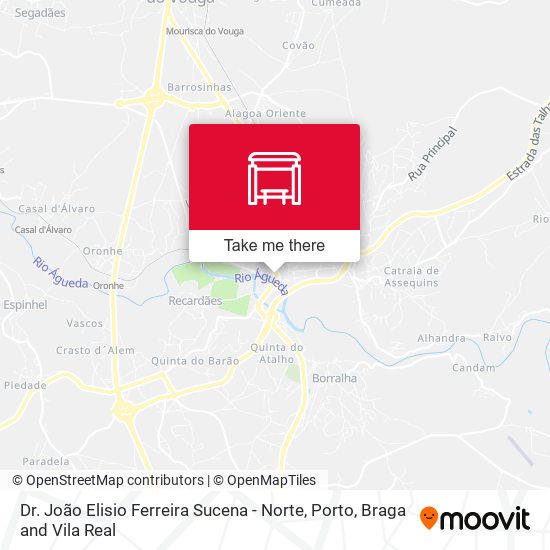 Dr. João Elisio Ferreira Sucena - Norte mapa