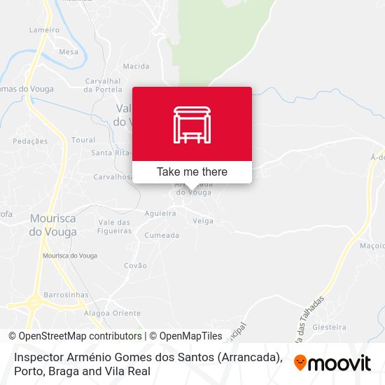 Inspector Arménio Gomes dos Santos (Arrancada) map