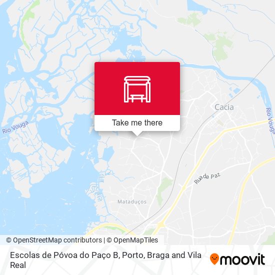 Escolas de Póvoa do Paço B mapa