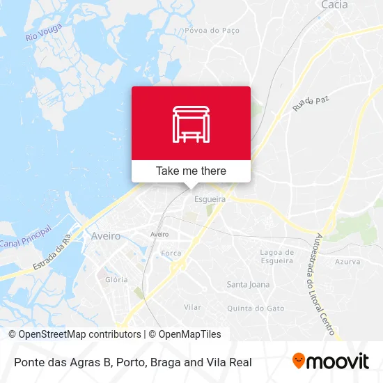 Ponte das Agras B map