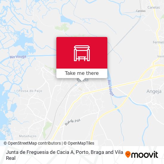 Junta de Freguesia de Cacia A mapa