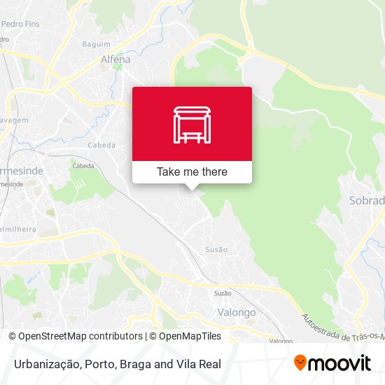 Urbanização mapa
