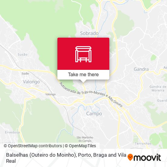 Balselhas (Outeiro do Moinho) map