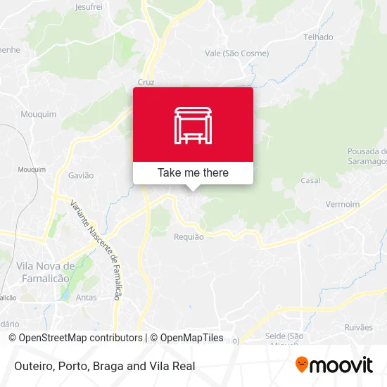 Outeiro map