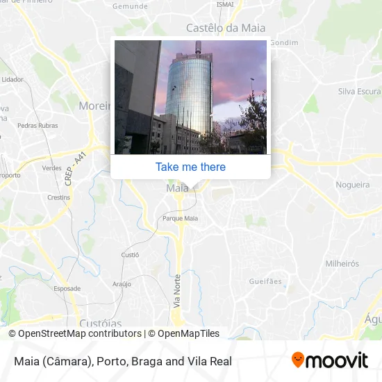 Maia (Câmara) map