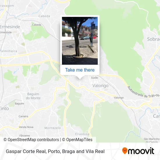 Gaspar Corte Real map