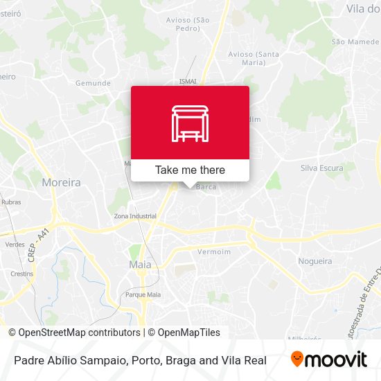Padre Abílio Sampaio mapa