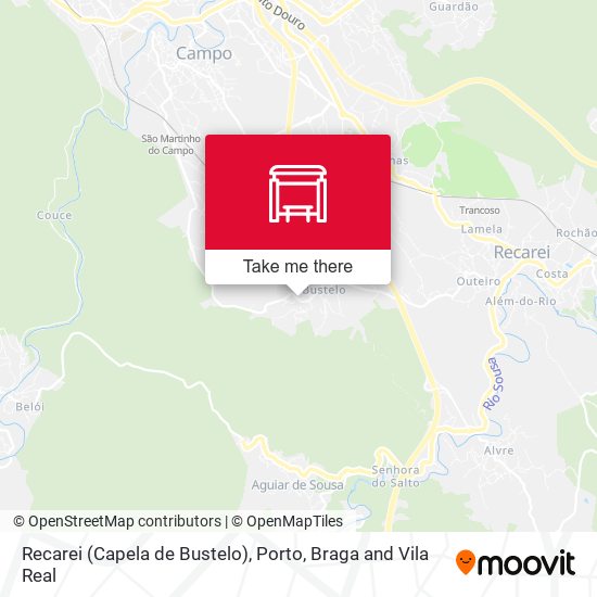 Recarei (Capela de Bustelo) map