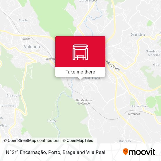 NªSrª Encarnação map