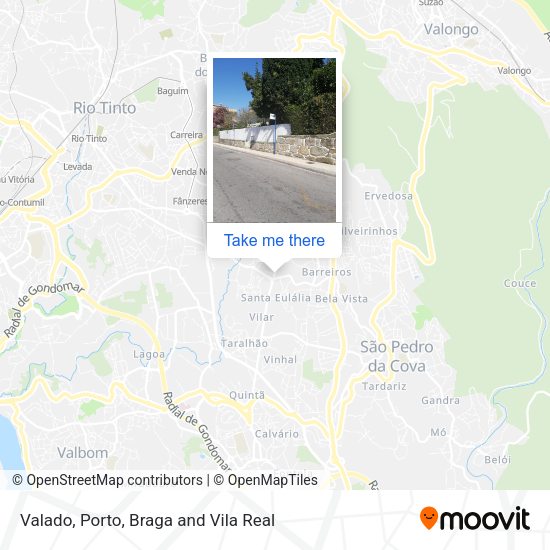 Valado mapa