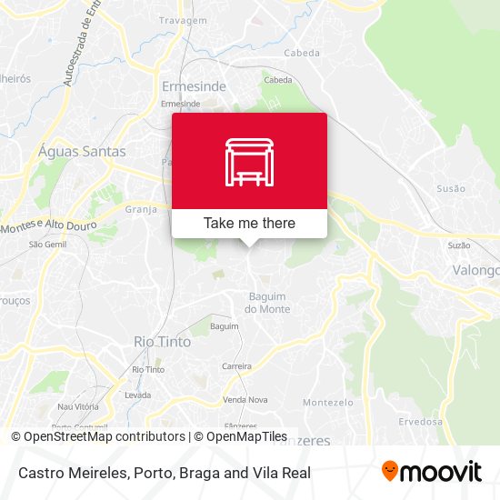 Castro Meireles mapa
