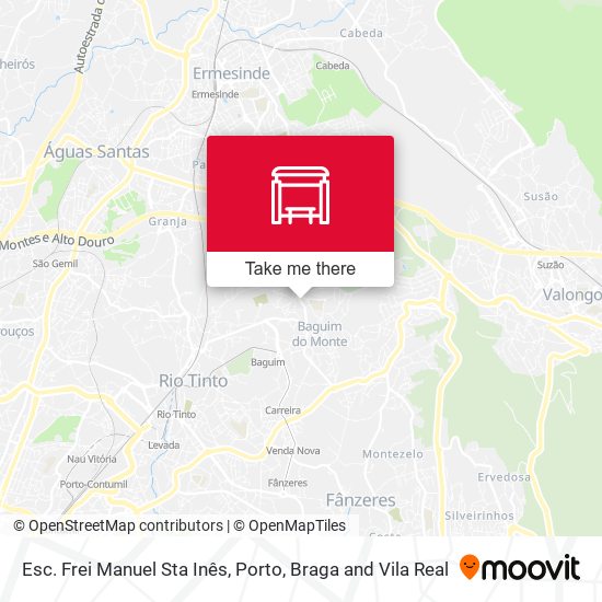 Esc. Frei Manuel Sta Inês map