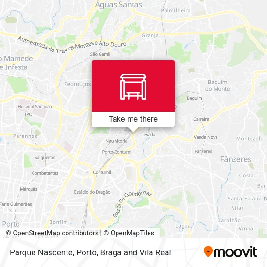 Parque Nascente map