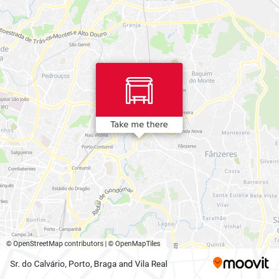 Sr. do Calvário mapa