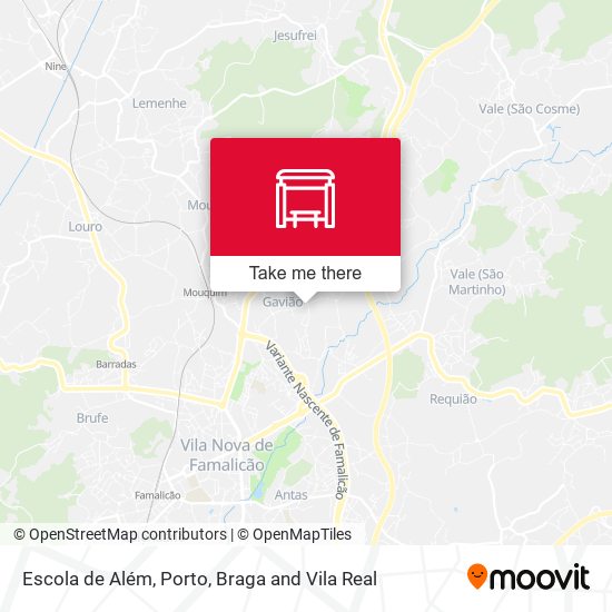 Escola de Além map