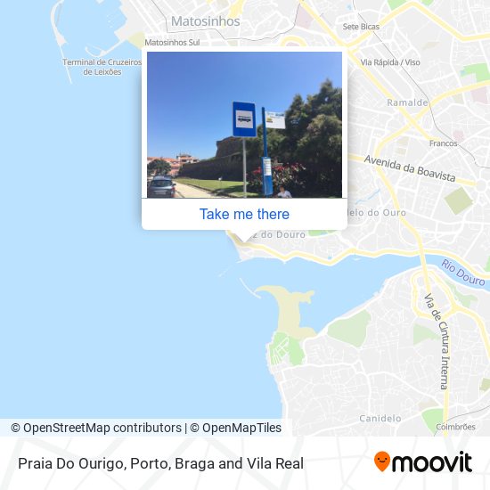 Praia Do Ourigo map