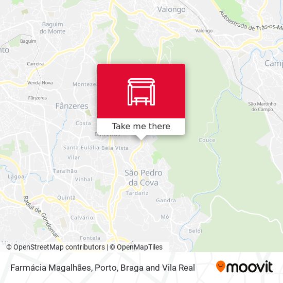 Farmácia Magalhães mapa