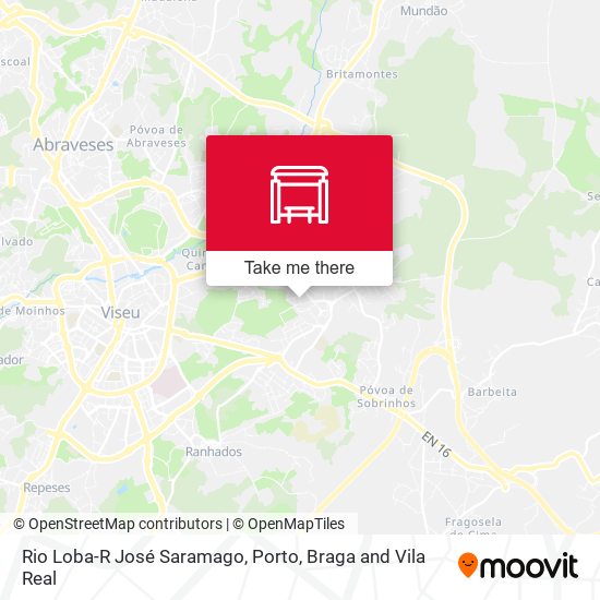 Rio Loba-R José Saramago map