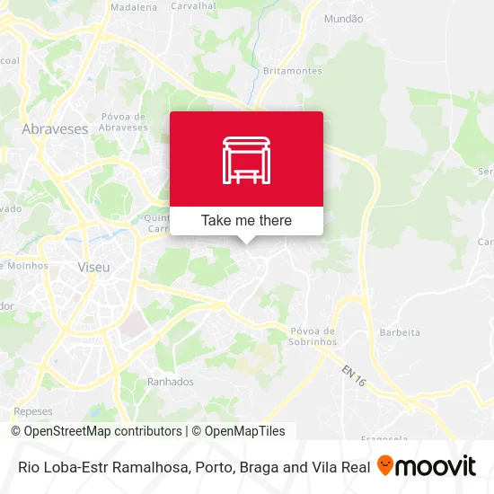 Rio Loba-Estr Ramalhosa map