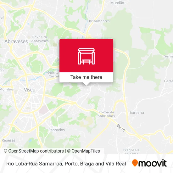 Rio Loba-Rua Samarrôa map