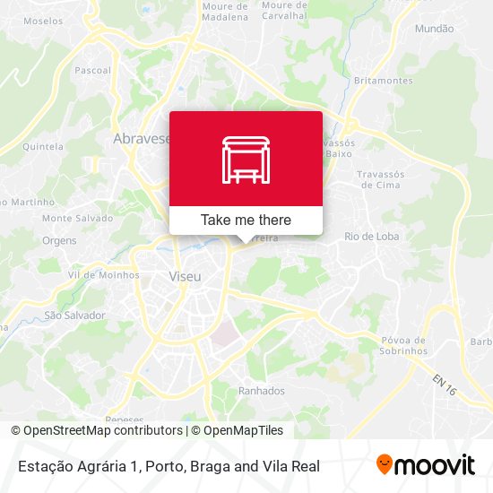 Estação Agrária 1 mapa
