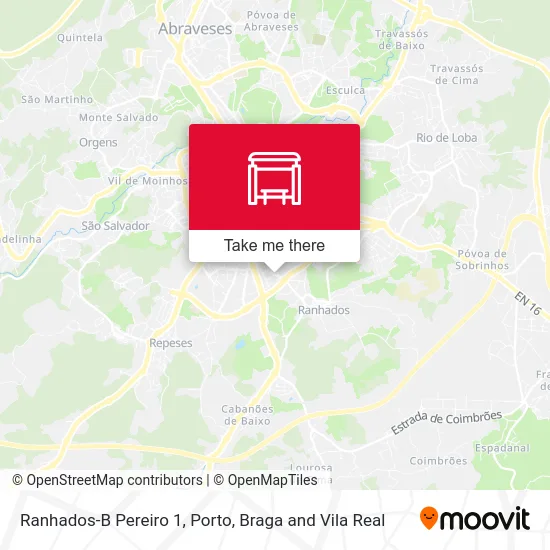 Ranhados-B Pereiro 1 map