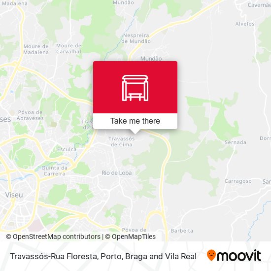 Travassós-Rua Floresta map