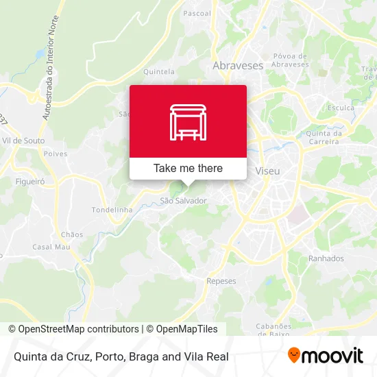 Quinta da Cruz map
