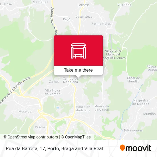Rua da Barrêta, 17 map
