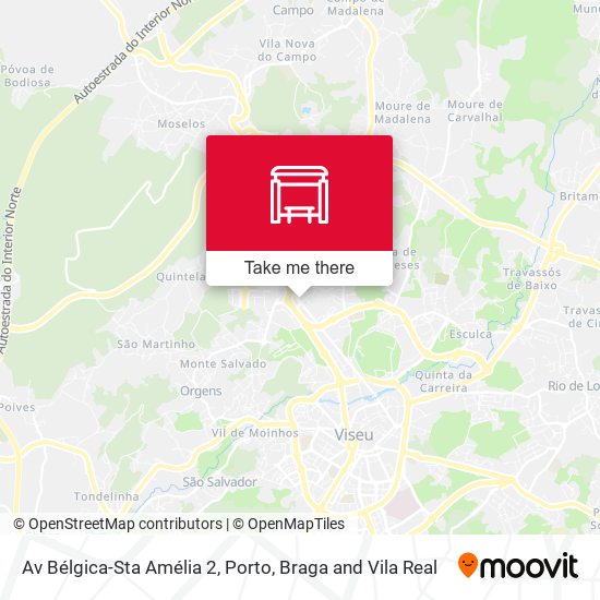 Av Bélgica-Sta Amélia 2 mapa