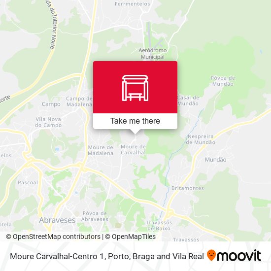 Moure Carvalhal-Centro 1 map