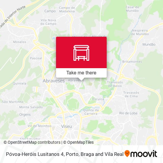 Póvoa-Heróis Lusitanos 4 mapa