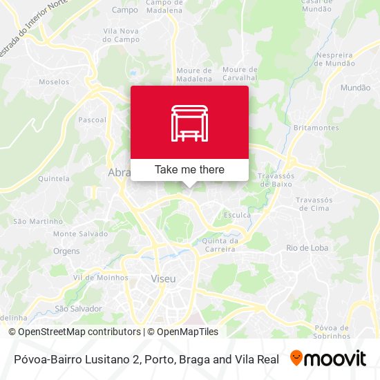 Póvoa-Bairro Lusitano 2 map