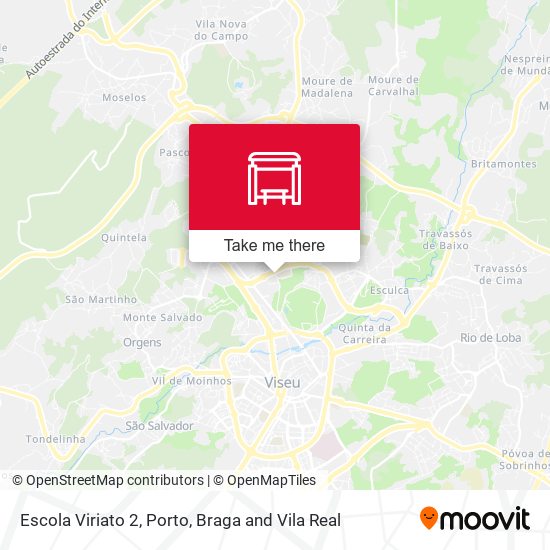 Escola Viriato 2 mapa