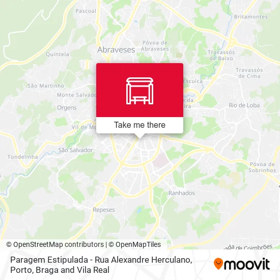 Paragem Estipulada - Rua Alexandre Herculano map
