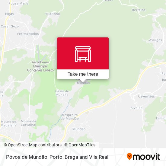 Póvoa de Mundão map