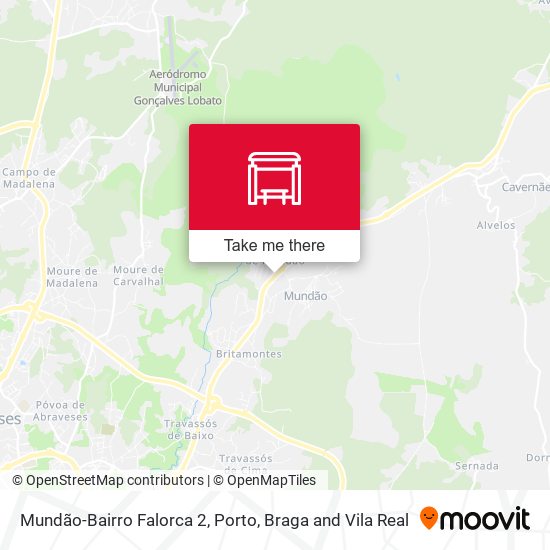 Mundão-Bairro Falorca 2 mapa