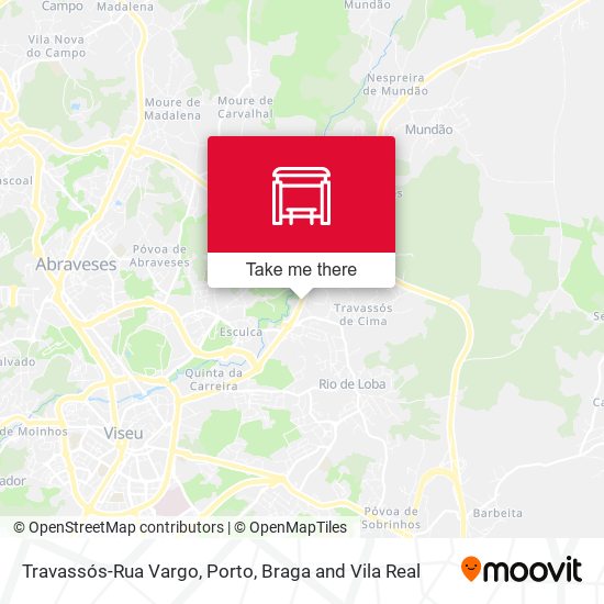 Travassós-Rua Vargo map