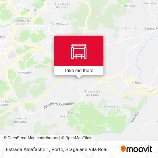 Estrada Alcafache 1 map