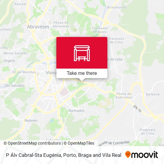 P Álv Cabral-Sta Eugénia map
