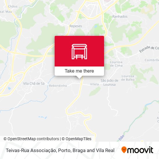 Teivas-Rua Associação map